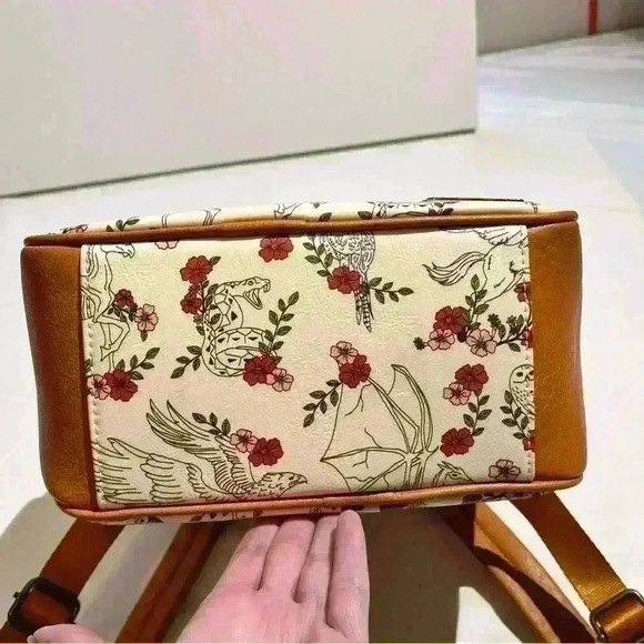 NWT Loungefly Harry Potter Magical Creatures Large Bag Owl HP Exclusive Backpack - Picture 13 of 16